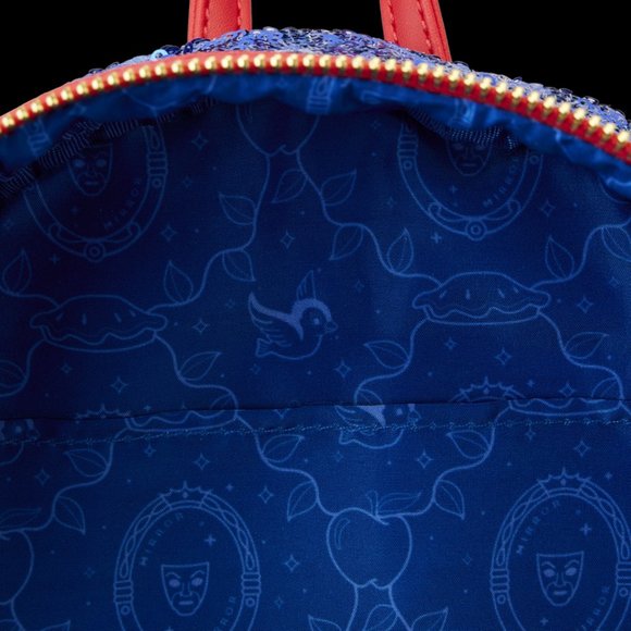 Snow White Princess Sequin Series Mini Backpack and Wallet